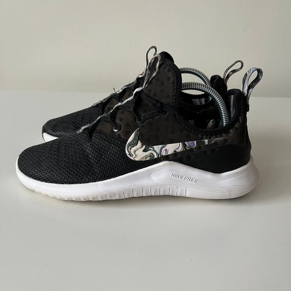 Nike Free Trail Black Size 6.5 Womens Runnung Walk Sneaker Shoes Training